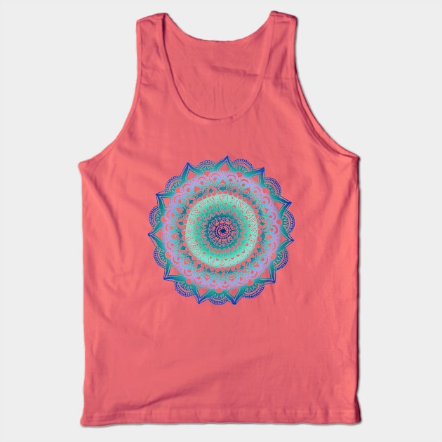 Deep Forest Flower Tank Top by tangerinetane